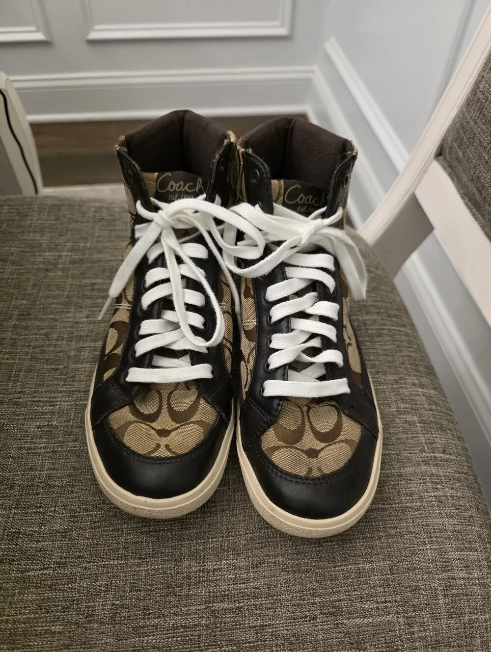 Coach High Top Sneakers Women's Size 8.5